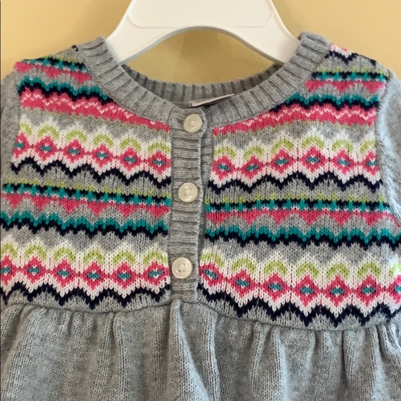 Girls Carter sweater dress 12M fall/Christmas - Picture 3 of 7